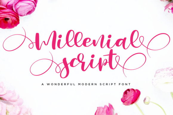 Millenial-Script-Fonts