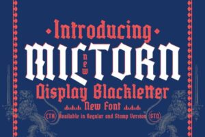 Miltorn-Fonts