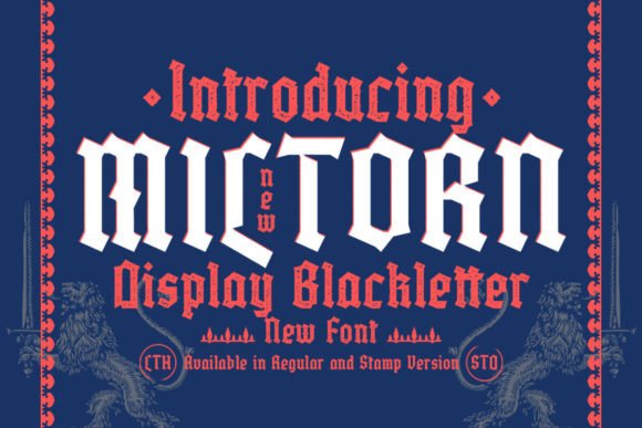 Miltorn-Fonts