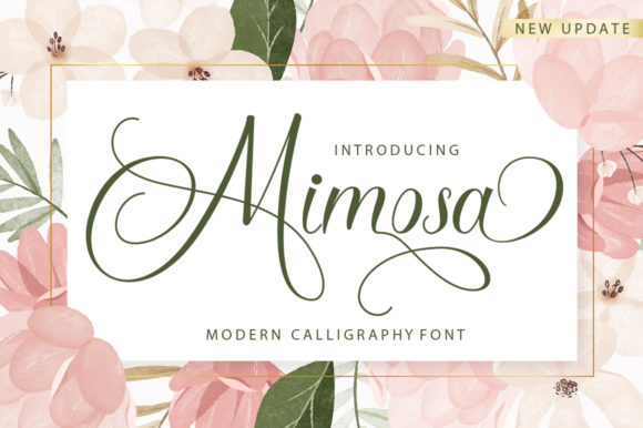 Mimosa-Script-Fonts