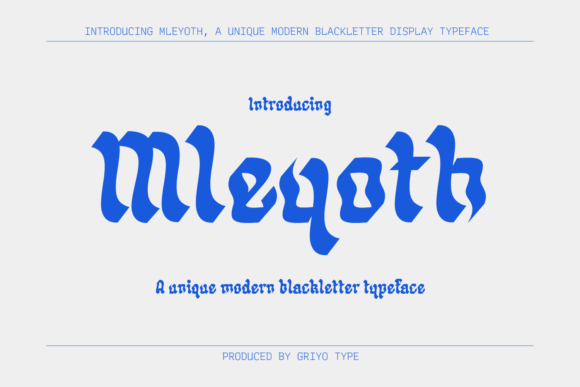 Mleyoth-Fonts