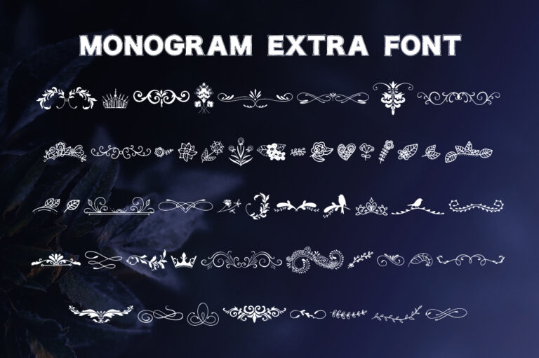 Monogram-Font-Family