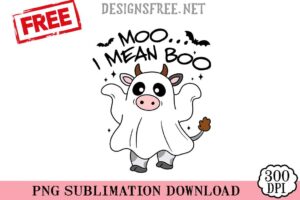 Moo-I-Mean-Boo-png-free