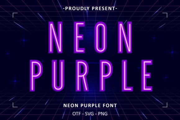 Neon-Purple-Fonts