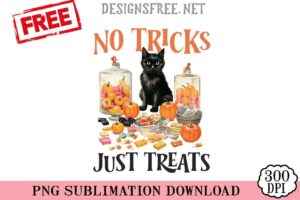 No-Tricks-Just-Treats-png-free