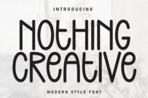 Nothing-Creative-Fonts