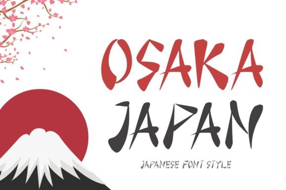 Osaka-Japan-Fonts