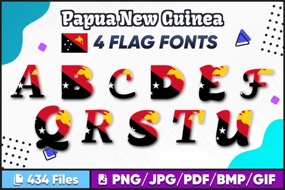 Papua-New-Guinea-Font