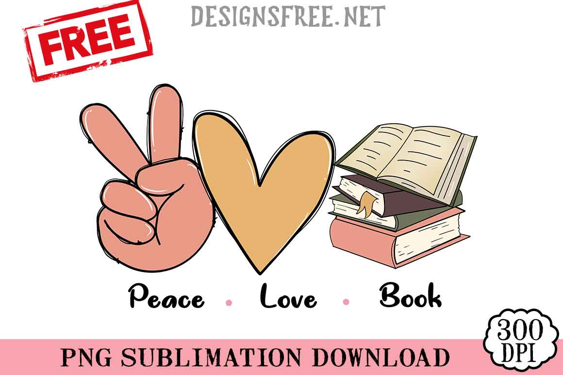 Peace-Love-Book-png-free