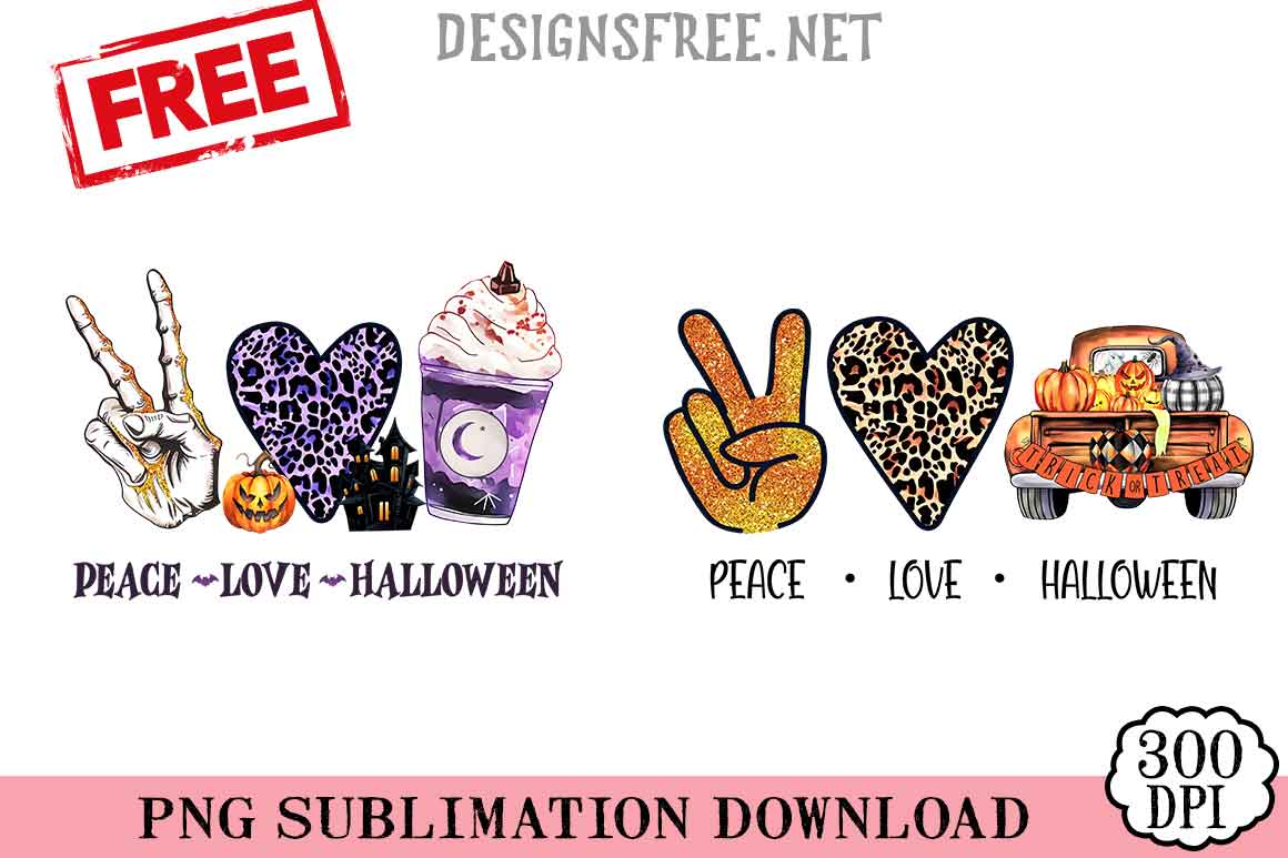 Peace-Love-Halloween-png-free