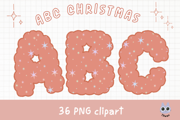 Pink-Christmas-Alphabet-font3