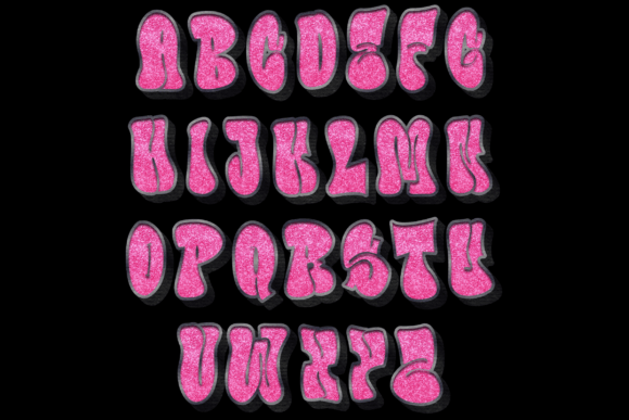 Pink-Glitter-Graffiti-PNG-Font