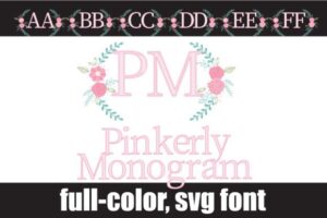 Pinkerly-Monogram-Fonts