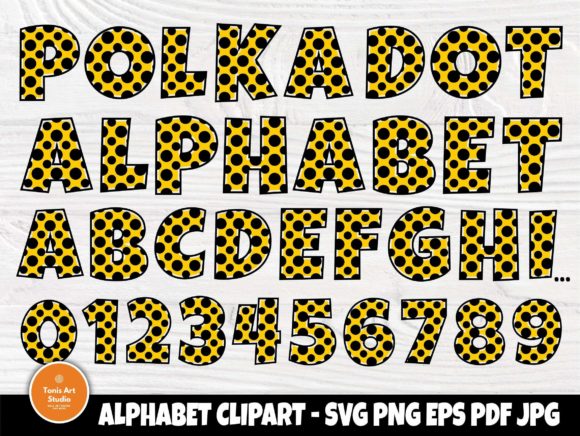Polka-Dot-Alphabet-Font-Letter