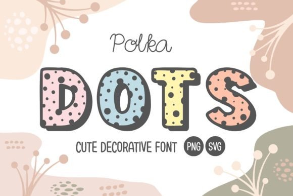 Polka-Dots-SVG-PNG-Font-Graphics