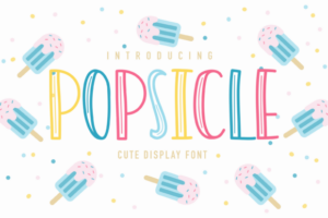 Popsicle-Fonts