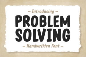 Problem-Solving-Fonts