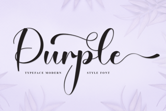 Purple-Fonts