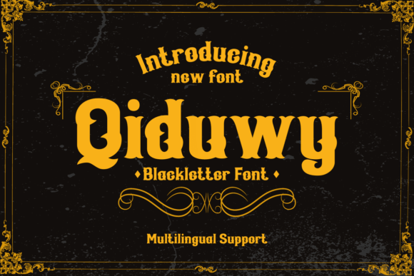 Qiduwy-Fonts