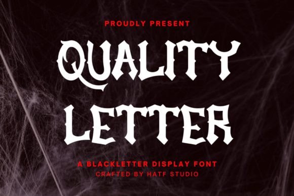 Quality-Letter-Fonts