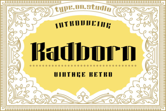 Radborn-Fonts