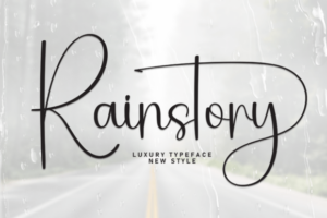 Rainstory-Fonts