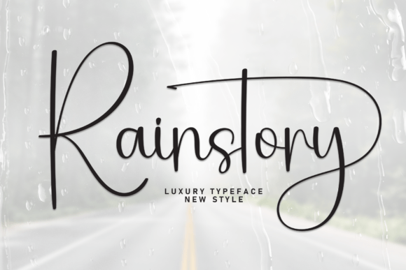 Rainstory-Fonts