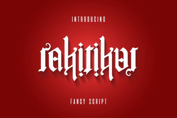 Rakitikar-Fonts