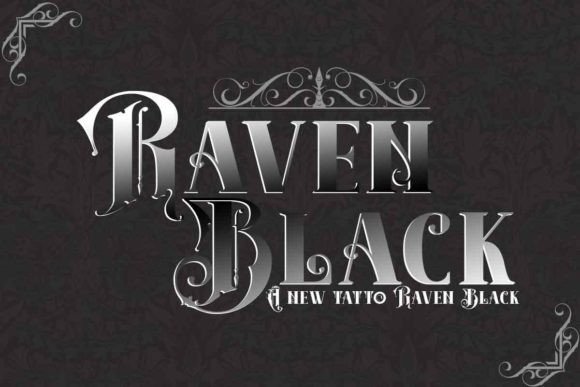 Raven-Black-Fonts