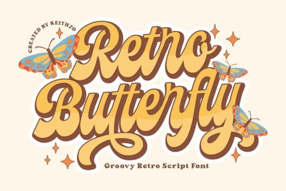 Retro-Butterfly-Fonts