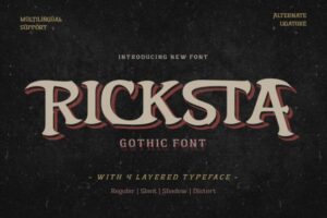 Ricksta-Fonts