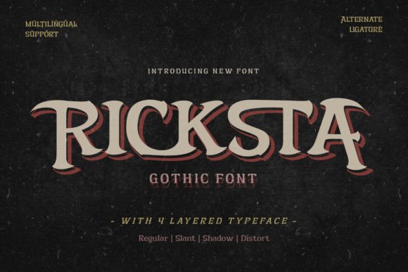 Ricksta-Fonts