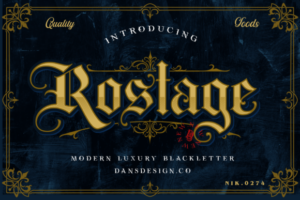 Rostage-Fonts