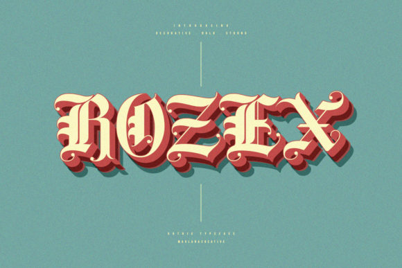 Rozex-Fonts