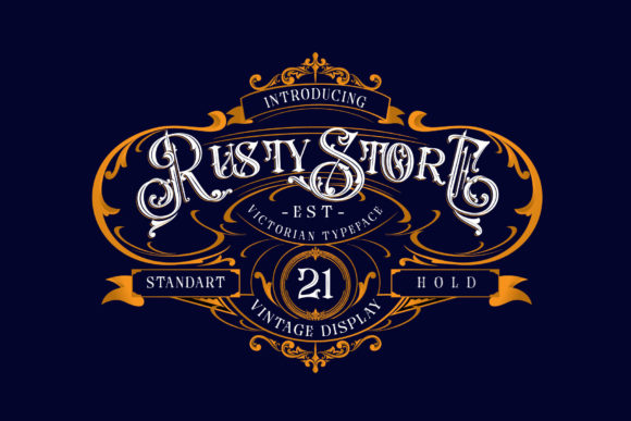 Rusty-Store-Fonts