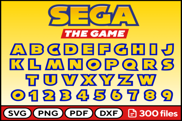 SEGA-Game-Font