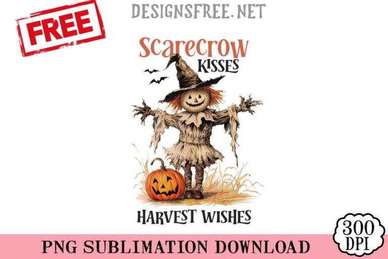 Scarecrow-Kisses-Harvest-Wishes-png-free