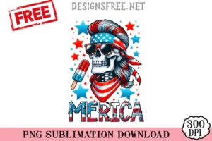 Skeleton-Merica-png-free