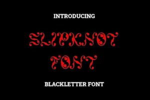 Slipknot-Fonts