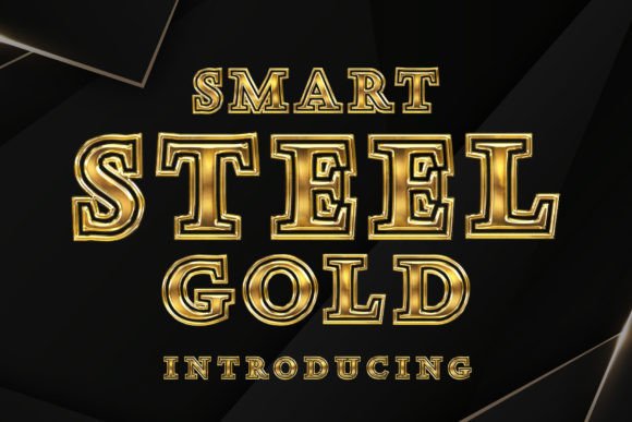 Smart-Steel-Gold-Fonts