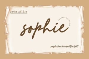 Sophie-Fonts