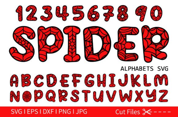 Spider-Alphabet-I-Spider-Font