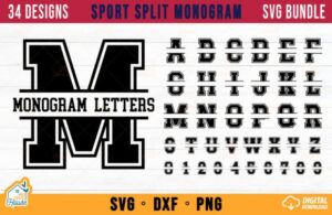 Sport-Monogram-Varsity-Font