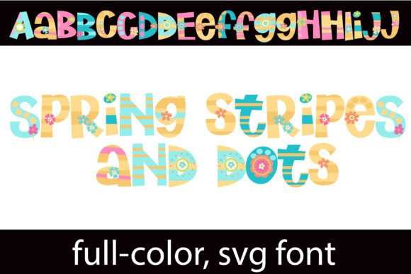 Spring-Stripes-and-Dots-Fonts