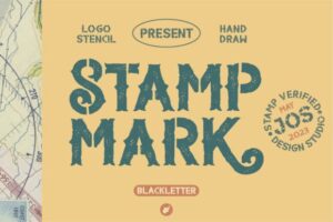 Stamp-Mark-Fonts