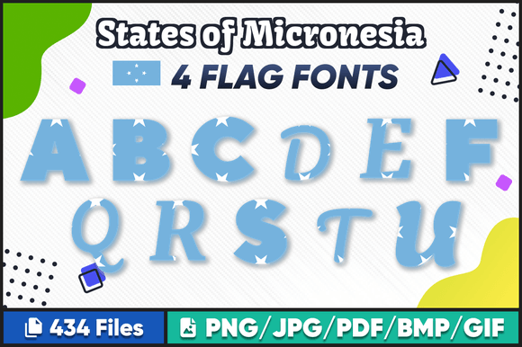 States-of-Micronesia-Font