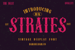 Strates-Fonts