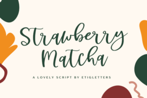 Strawberry-Matcha-Fonts