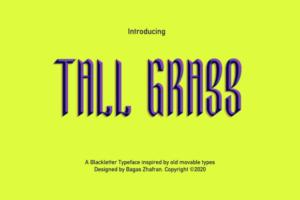 Tall-Grass-Fonts