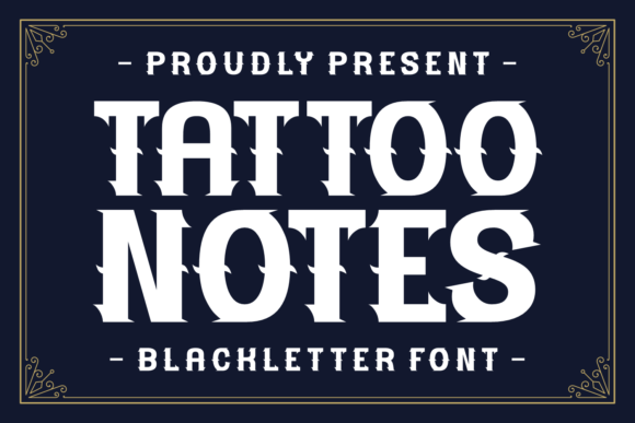 Tattoo-Notes-Fonts